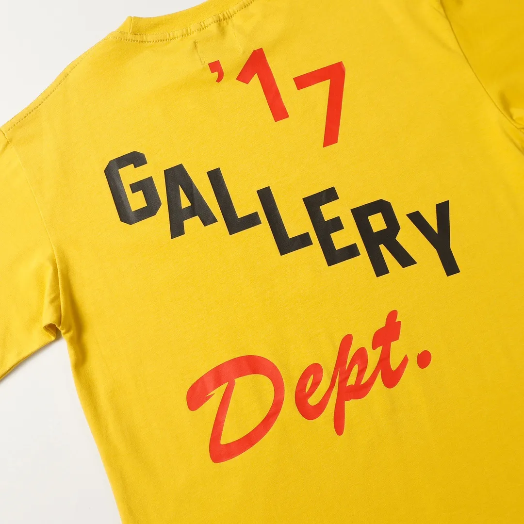 GALLERY.DEPT new summer short-sleeved model number: D3173#P106 color: apricot black yellow code number: S M L XL